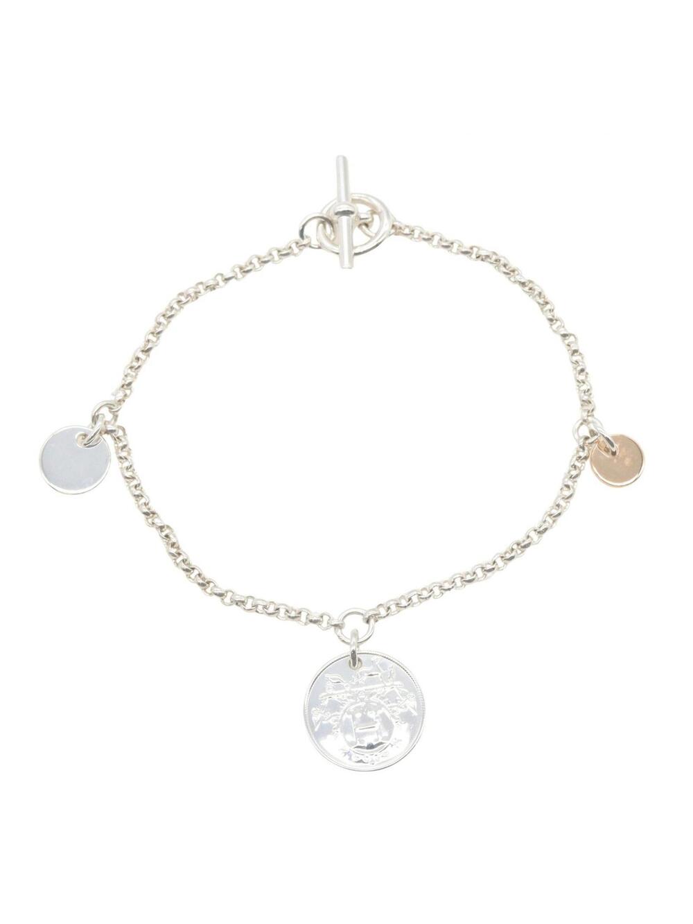 Hermes Ex Libris Bracelet 18Kpg Pink #278025H93B